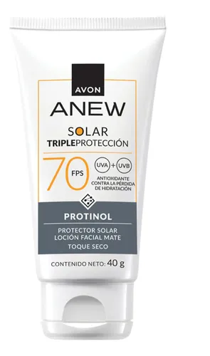 Avon Anew Protector Solar Facial Fps 70 Efecto Mate Protinol