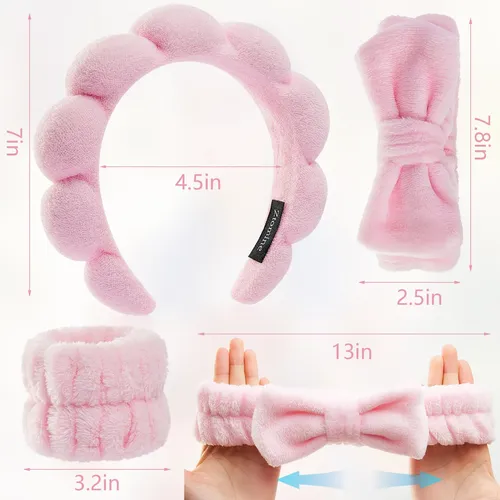 Conjunto De Diadema Y Muñequera De Baño. S
