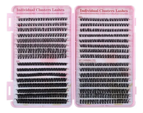 Pestañas Adhesivas Negras Para Pestañas, 640 Grupos, 30 X 40 Negro