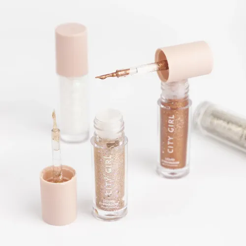City Girl Sombra Ojos Liquida Glitter Edition Varios Colores