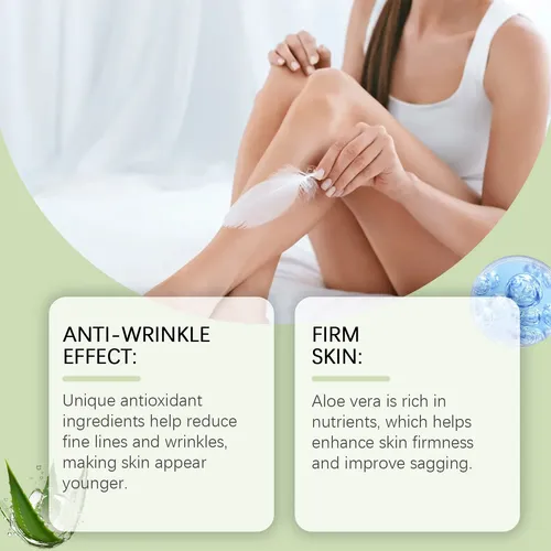 Crema Hidratante Reafirmante De Aloe Vera Ouhoe, Suave Y Nut