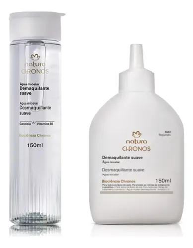 Agua Micelar Desmaquillante Suave Chronos Natura (repuesto)
