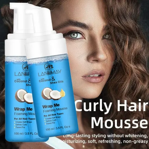 Mousse Para Peinar El Cabello, Espuma, Pelo Rizado, Para Pei