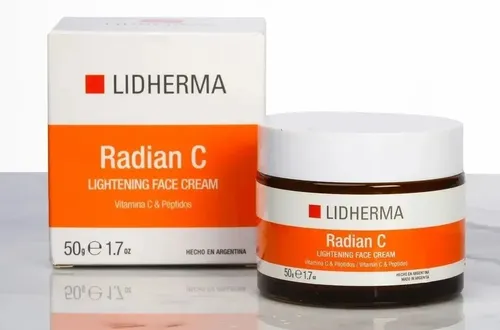 Crema Lightening Face Cream Lidherma Radian C día noche para piel mixta normal seca de 50g