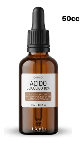Acido Glicolico 10% Manchas Arrugas Rejuvenece 50cc Arvensis