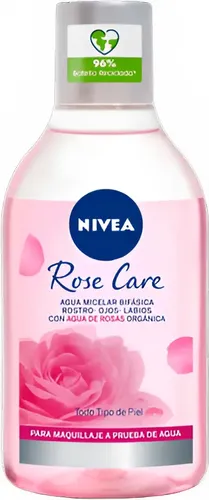 Nivea Rose Care Agua Micelar Bifásica X 400 Ml