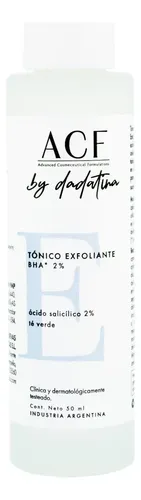 Acf Dadatina Tonico Exfoliante Facial Acido Salicilico 50ml Todo Tipo De Piel Día/noche