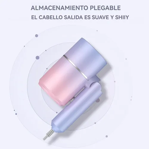 Secador De Pelo De Iones Negativos Plegable