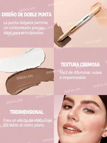 Sheglam Lápiz 2 En 1 Contorno E Iluminador Facial