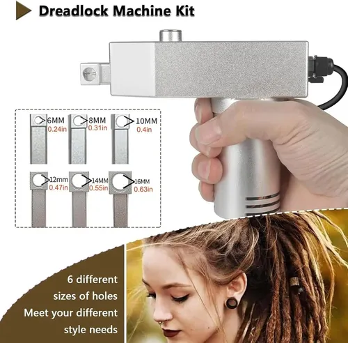 Máquina Eléctrica Portátil Para Dreadlocks Crochet