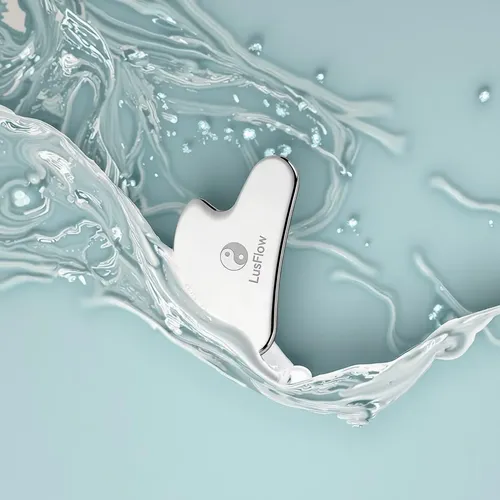 Herramienta Gua Sha Facial Metal Profesional Antiarrugas