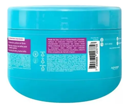 Mascara Keratin Impact Alfaparf Alta Moda 300ml Vegano