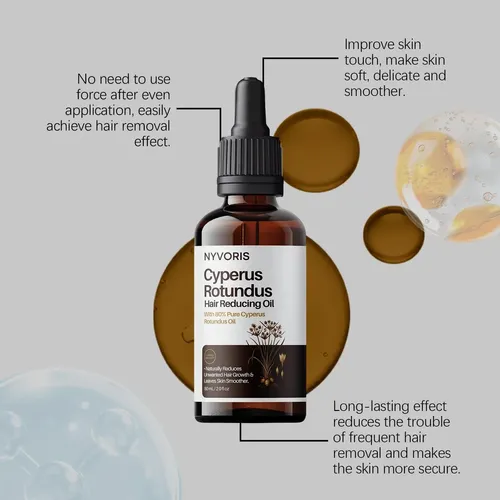 Aceite Para Vello Nyvoris 30 Ml Cara Y Cuerpo 1 Paquete