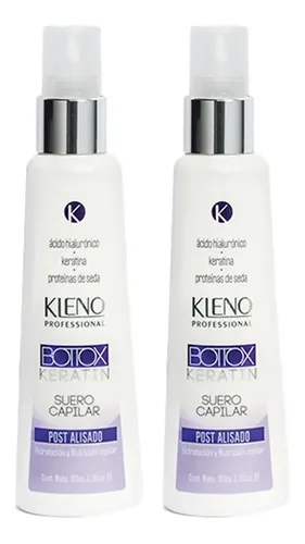 2 Bottox Keratin Suero Capilar Kleno Post Alisado X 100ml