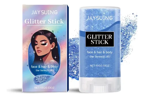 – Glitter Stick, Efecto Brillante For Rostro, Cabello Y