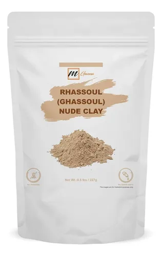 Ghassoul Arcilla Marrón 0.5 Lb Para Cabello Y Piel