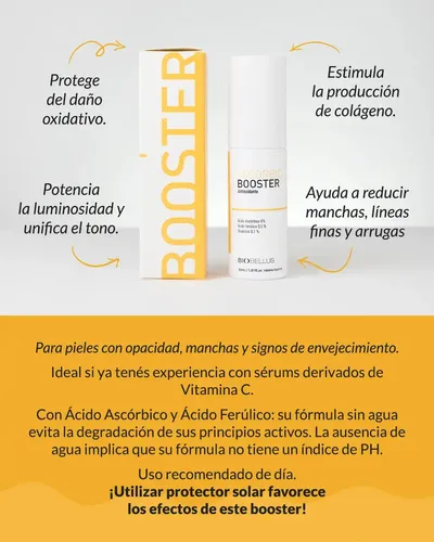 Booster Ascorbic+ Fotoprotector Solar Mana Biobellus T.medio