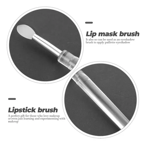 Transparent Silicone Lipstick Brush For Makeup Use 4pcs Kit