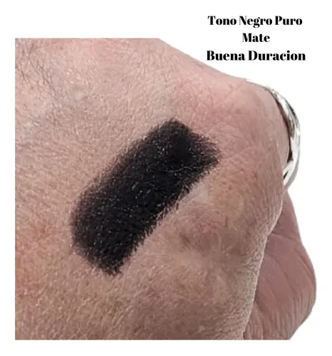 Labial Negro Intenso Barra Mate