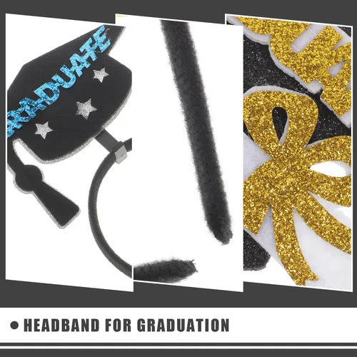 Diadema De Graduación, Bonito Lazo Para El Pelo, 6 Unidades