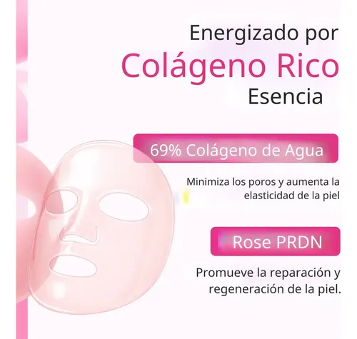 No.2 Rose Pdrn Collagen Plumping Sheet Mask Mascarilla