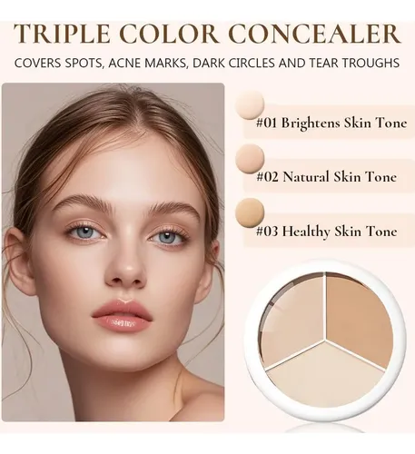 Corrector Tricolor Coloday 6.5g Para Contorno E Iluminación