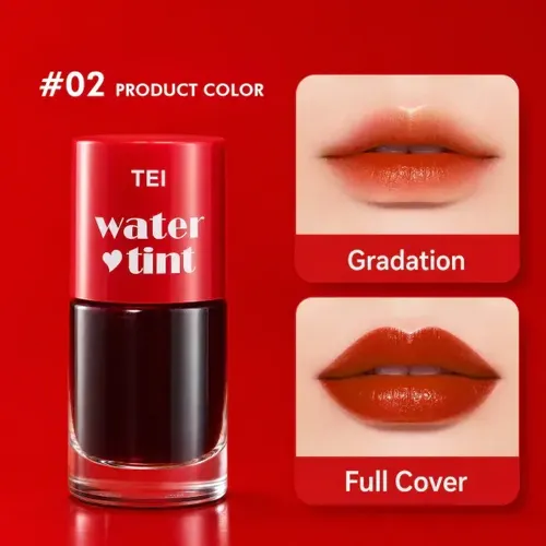 Water Tint Labial Tei Efecto Tinta Mate Larga Duración