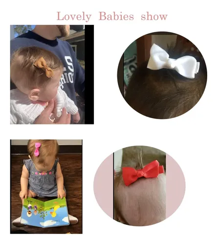 50 Mini Pinzas De Pelo De 2 Pulgadas For Bebé Pelo Fino Con