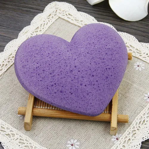 Esponja Limpiadora Facial En Forma De Corazón J Face Konjac
