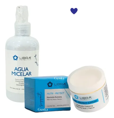 Kit Skincare Rutina Agua Micelar + Crema Facial Nutri Libra
