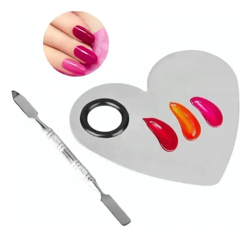 Paleta De Maquillaje Cosmético De Belleza Con Espátula