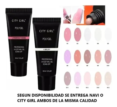 Kit X5 Polygel Solucion Pincel Moldes Dappen Esculpidas Uñas
