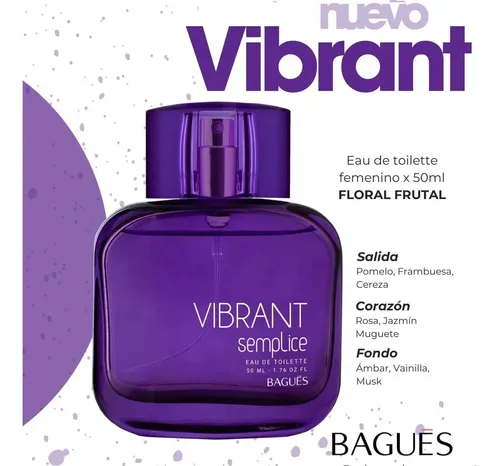 Bagués Semplice Set Vibrant Eau De Toilette Mujer