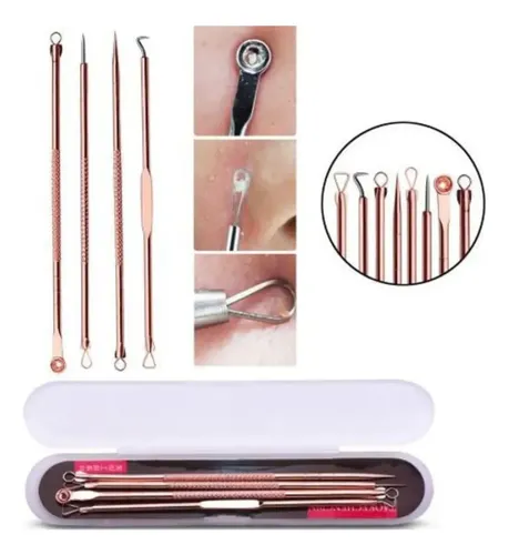 Juego De Clips Para Acné De Acero Inoxidable De 4 Piezas