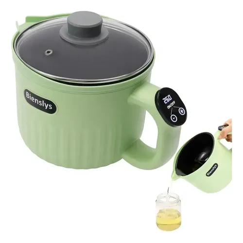 Derretidor Eléctrico Cera Digital 1 6qt Antiadherente Verde Oscuro