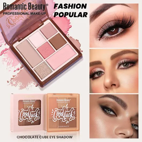 Paleta Sombras De Ojos Romantic Beauty Colores Glitter