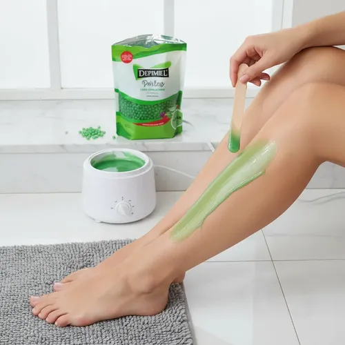 Depimiel Cera Depilar Vegetal Perlas Sistema Español 400 Gr