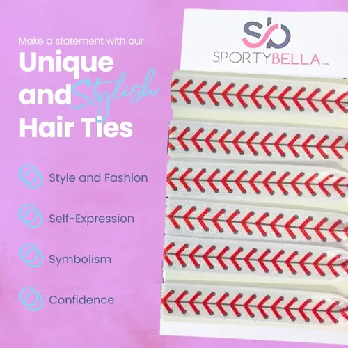 Set De Accesorios Para El Cabello De Béisbol, Cintas Para El
