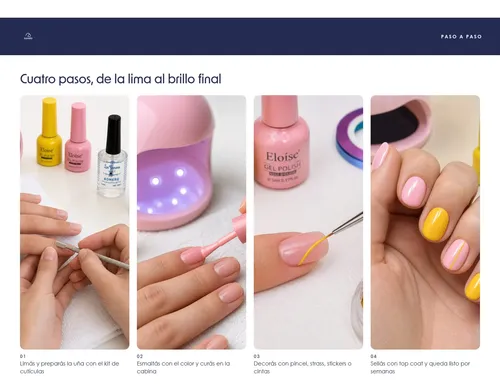Kit Manicuria Uñas Cabina Bombon 6w Esmaltes Pinceles Strass