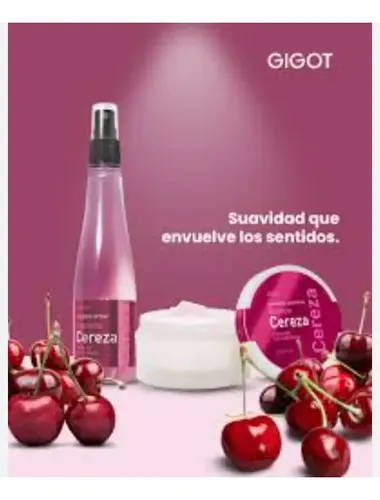 Eau De Toilette Esencia Cereza Gigot Colonia Spray 125 Ml