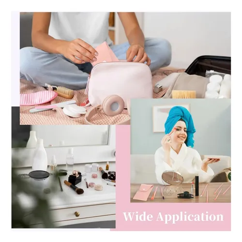 Brochas De Maquillaje De Viaje, 12 Sets De 8 Piezas