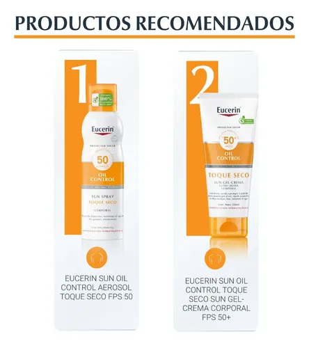 Crema Facial Fluida Control Actínico Md Fps 100 80ml Eucerin