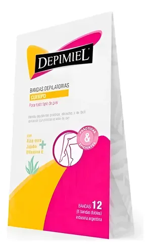 Depimiel Bandas Depilatorias Corporal X 12 Unidades