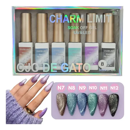 Esmalte Semipermanente Charm Limit Ojo De Gato Diamante 5ml