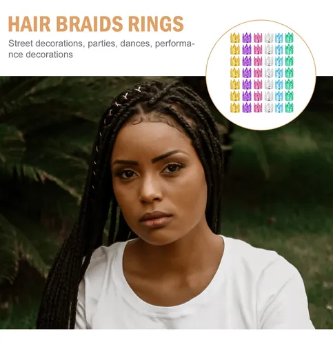 Anillos Para Extensiones De Cabello Con Forma De Corona, 100