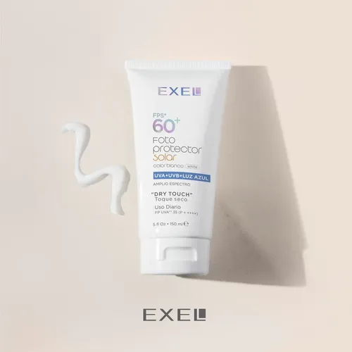 Exel Fotoprotector Solar Spf 60. Tono Blanco Corporal