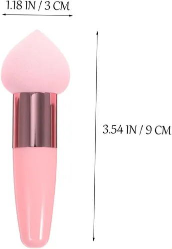 Juego De 6 Esponjas De Maquillaje, Mini Borla Para Polvos, E