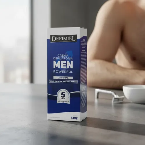 Depimiel Men Crema Depilatoria Powerful Corporal 5 Minutos