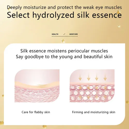3×crema Hidratante For Ojos Con Proteína Seda Crema Hidrat