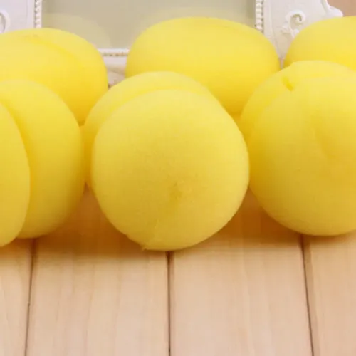 4 Juegos De Bolas De Esponja Rizadoras De Pelo, Creativas, P